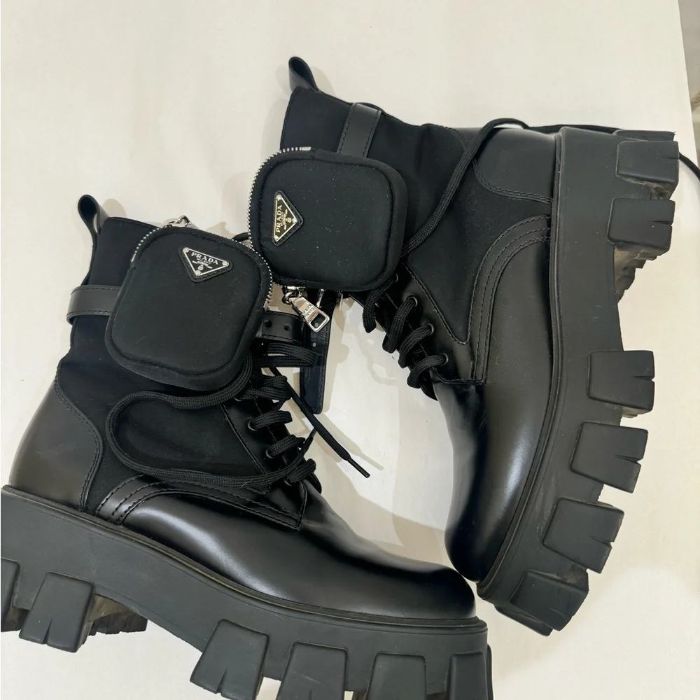 Prada combat boots - Picture 3 of 4